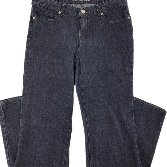 Michael Kors Blue Wide-Leg Ankle Jeans | Regular Fit Size 8 - Picture 1 of 5